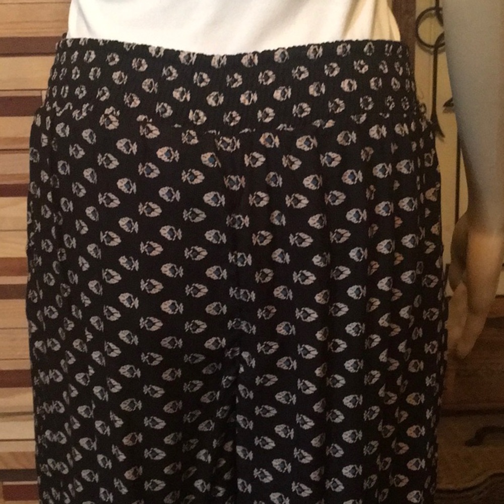 COMFORTABLE WIDE LEG TIE FRONT PANTS - Picture 8 of 12